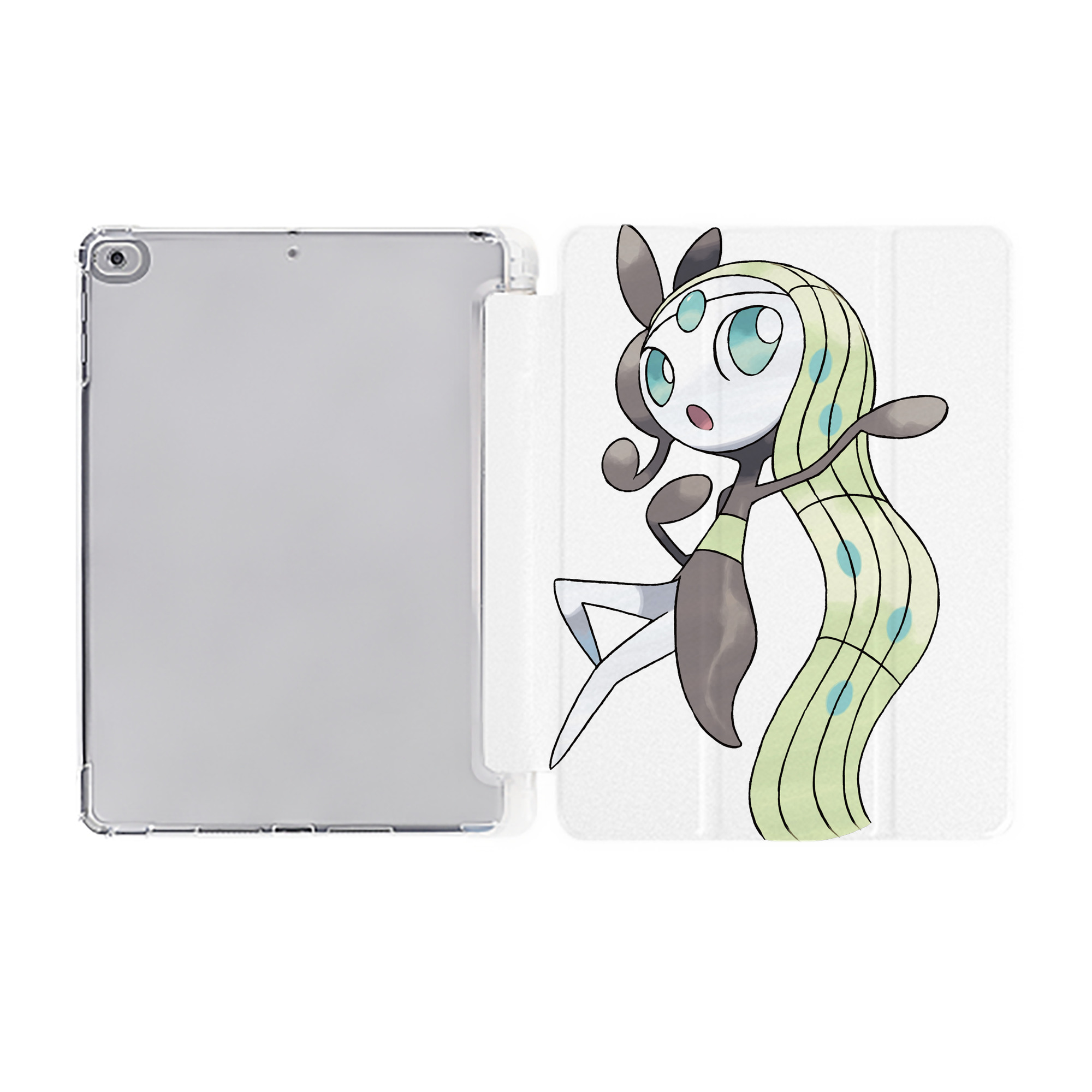 （画像用） ポケットモンスター Pokémon IPad ケース ペン収納付き 三つ折りスタンド PUレザー×シリコン 対応機種9.5/10.5/10.9インチ